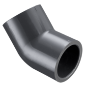 Spears Schedule 80 PVC 45 Degree Elbow, Slip x Slip